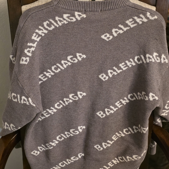 Balenciaga Sweaters - Balenciaga Gray Sweater for Women